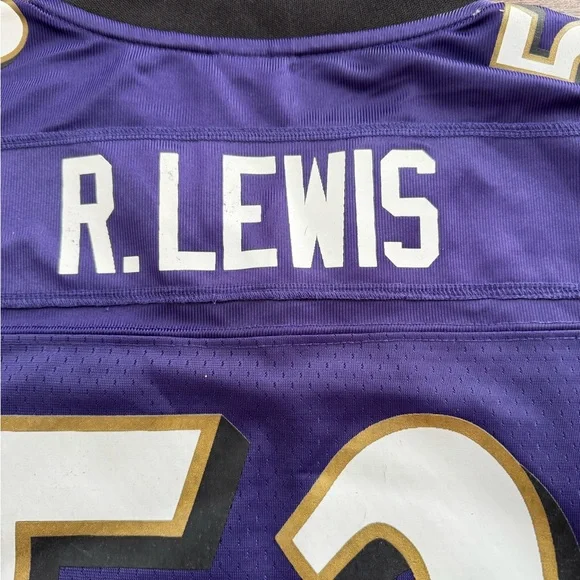 NWOT - Baltimore Ravens NFL Jerseys - #52 Ray Lewis - Purple Color - Picture 11 of 11